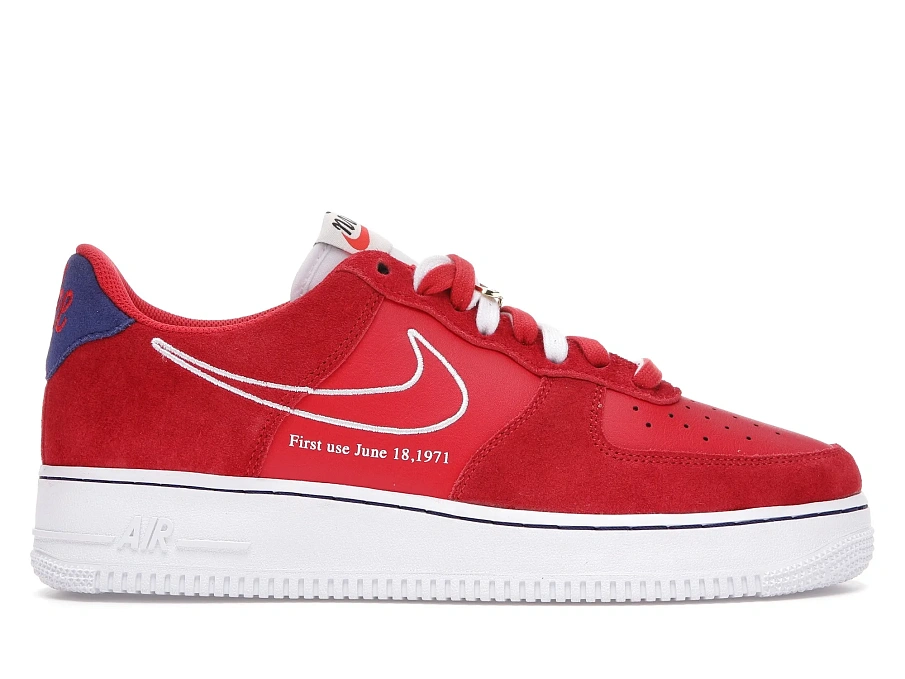 Фото № 1 с приближением к товару «‎Nike Air Force 1 Low First Use University Red»
