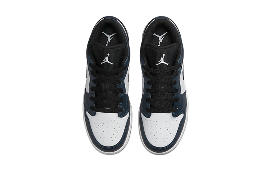 Фото № 4 с приближением к товару «‎ Jordan Air Jordan 1 Vintage basketball shoes Armory NavyBlackWhite»