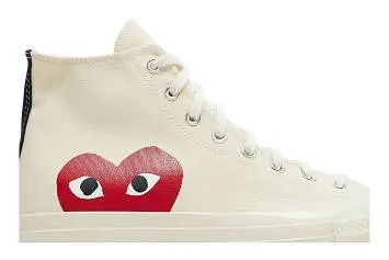 Comme des Garçons Play x Converse Chuck 70 High Milk - 3