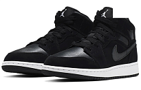 Фото № 3 с приближением к товару «‎Nike Air Jordan 1 Mid White Black Grey»