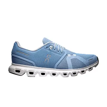 ON Women's Cloud 6 Chambray White - 1