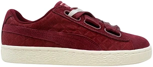 Puma Suede Heart Quilt Cordovan Cameo Brown  