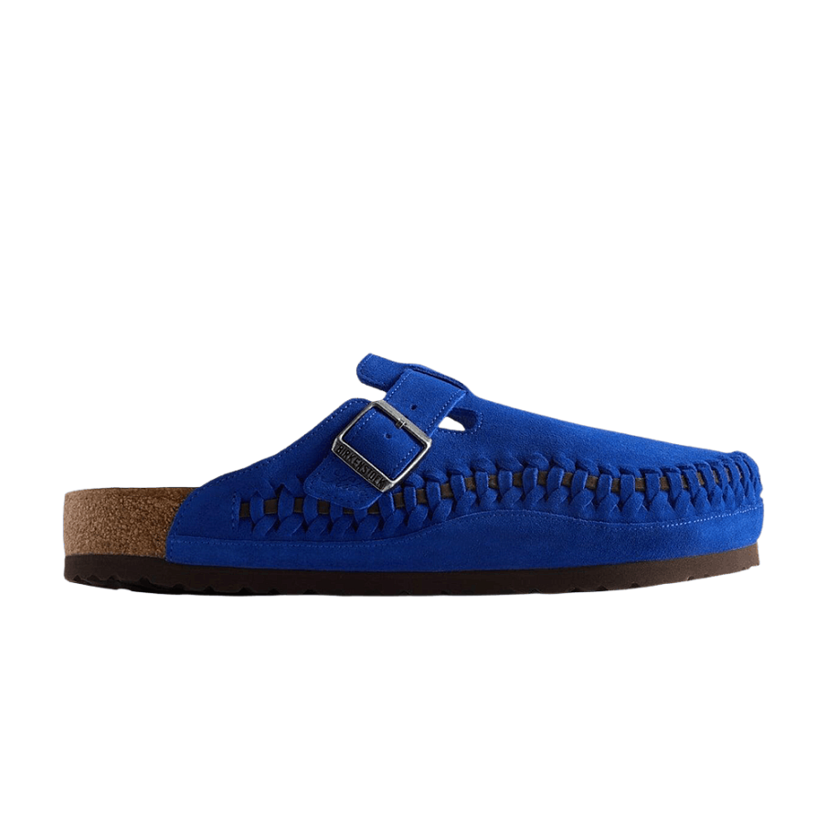 Фото № 1 с приближением к товару «‎Kith x Birkenstock Boston Braided Ultra Blue»