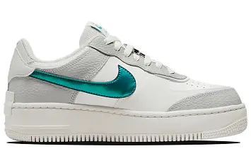 Nike Air Force 1 Low Shadow Sneakers WhiteGreen - 2