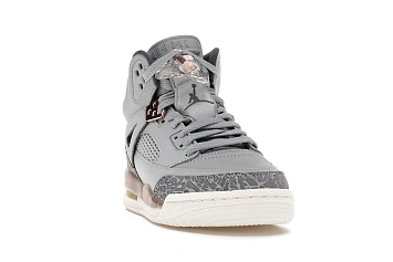 Jordan Spizike Wolf Grey Metallic Red Bronze  - 3