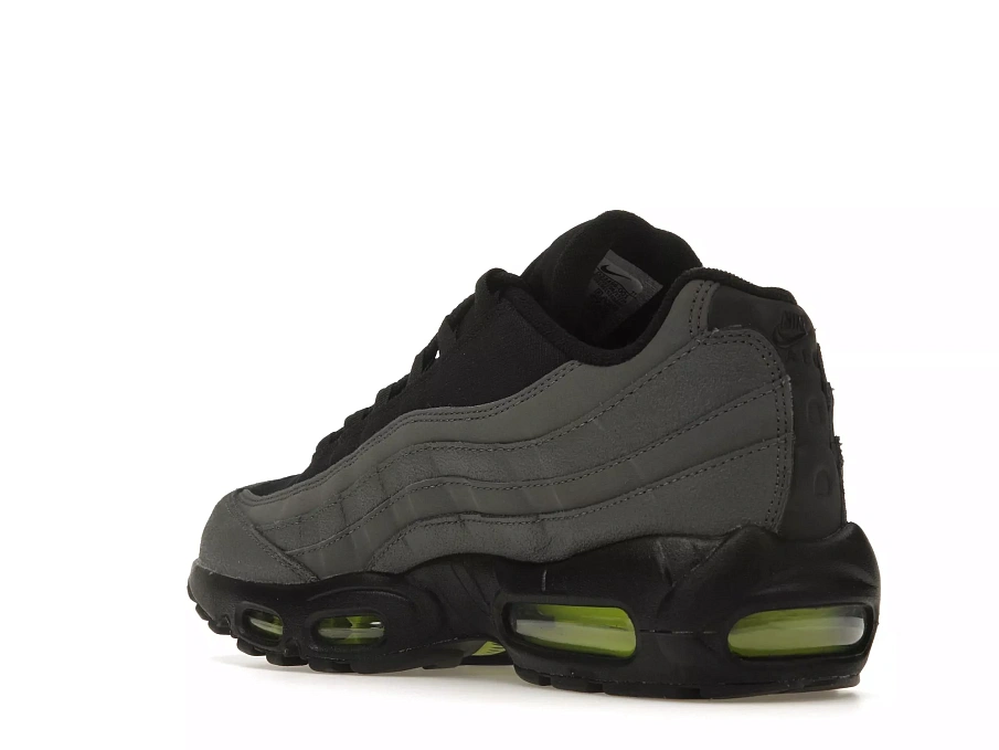 Фото № 6 с приближением к товару «‎Nike Air Max 95 Grey Black Volt»