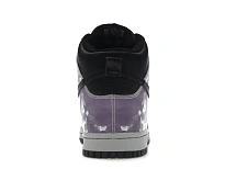 Фото № 4 с приближением к товару «‎Nike Dunk High Splatter Black White Purple »