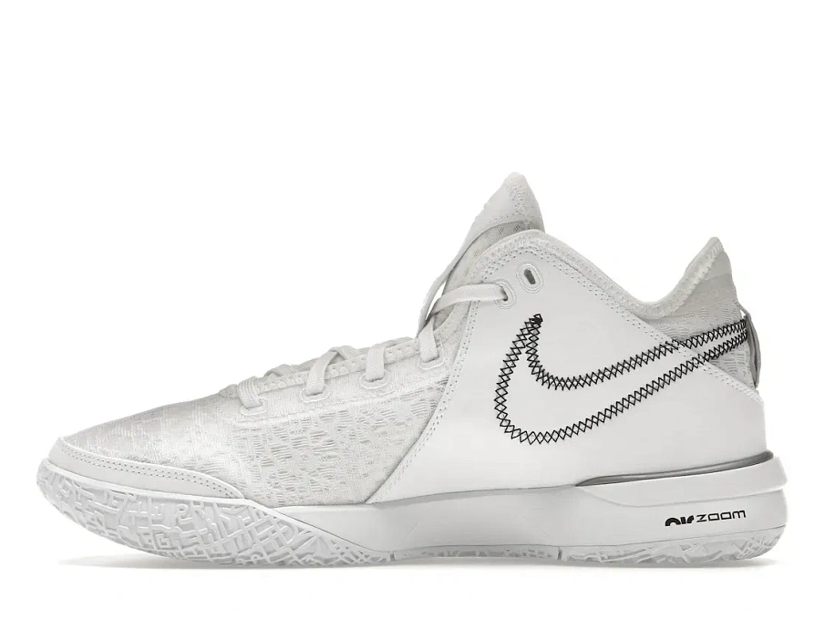 Фото № 3 с приближением к товару «‎Nike Zoom LeBron NXXT Gen White Metallic Silver»
