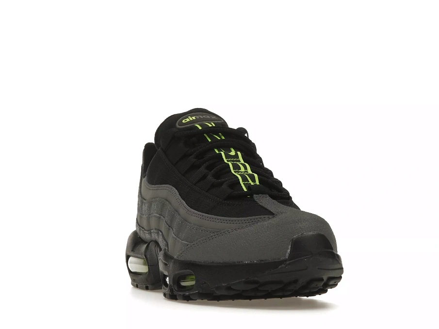 Фото № 2 с приближением к товару «‎Nike Air Max 95 Grey Black Volt»