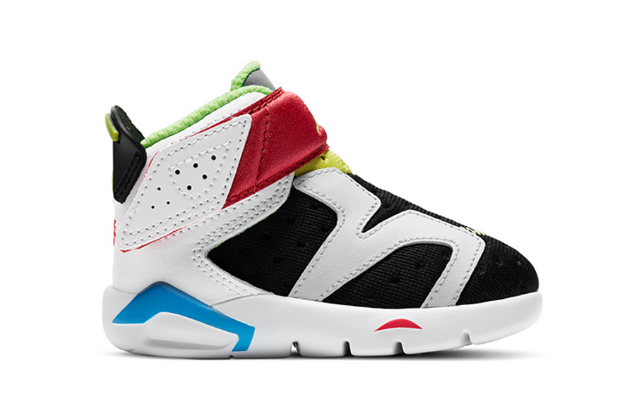 Фото № 2 с приближением к товару «‎Jordan Air Jordan 6 Retro Little Flex TD 'Multi White'»