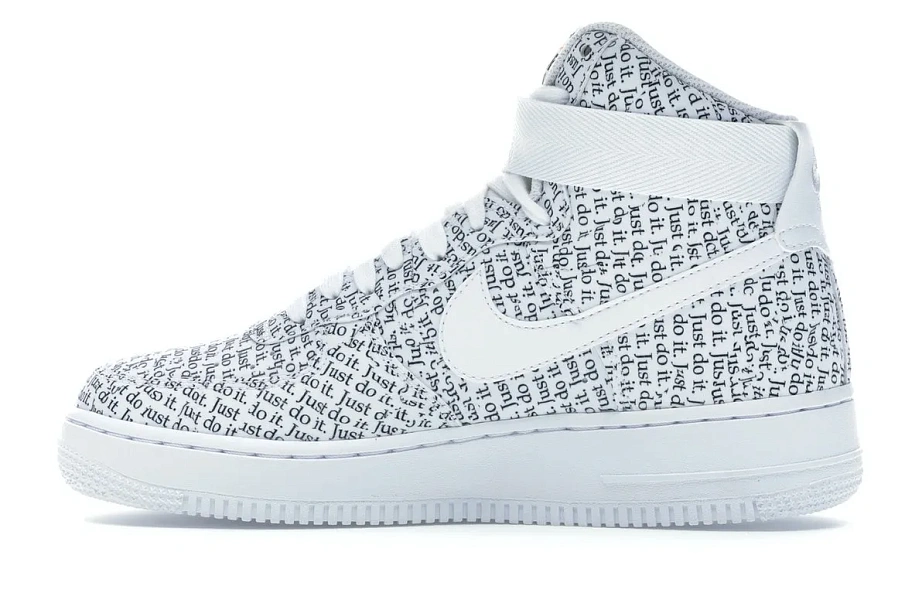 Фото № 5 с приближением к товару «‎Nike Air Force 1 High Just Do It Pack White »