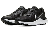 Фото № 3 с приближением к товару «‎Nike Renew Run GS 'Black Metallic Silver'»