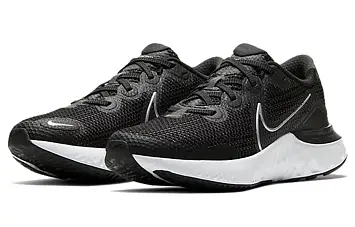 Nike Renew Run GS 'Black Metallic Silver' - 3