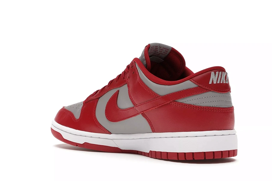 Фото № 4 с приближением к товару «‎Nike Dunk Low Retro Medium Grey Varsity Red UNLV (2021)»