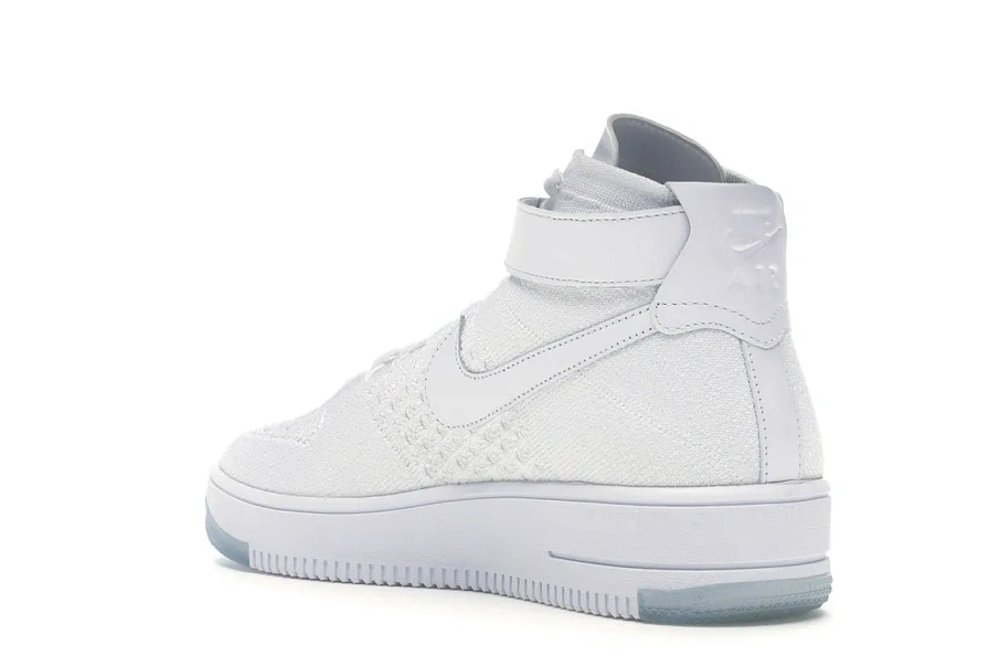 Фото № 5 с приближением к товару «‎Nike Air Force 1 Ultra Flyknit Mid Triple White»