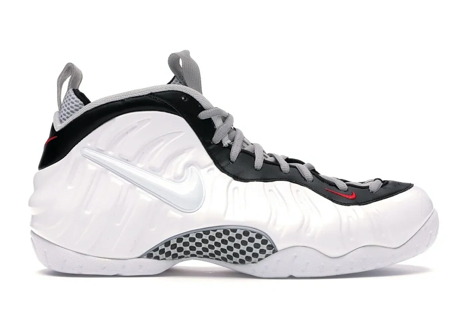 Фото № 1 с приближением к товару «‎Nike Air Foamposite Pro White Black University Red»