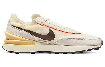 Nike Waffle One Skate Shoes Brown - 2