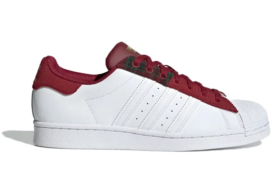 Фото № 1 с приближением к товару «‎adidas Superstar Collegiate Burgundy Cloud White»
