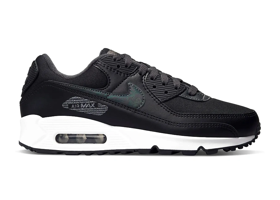 Фото № 1 с приближением к товару «‎Nike Air Max 90 Black Metallic Silver »