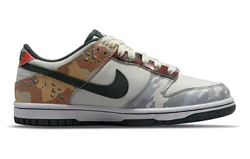 Nike Dunk Low SE "Sail Multi-Camo" (GS) - 3