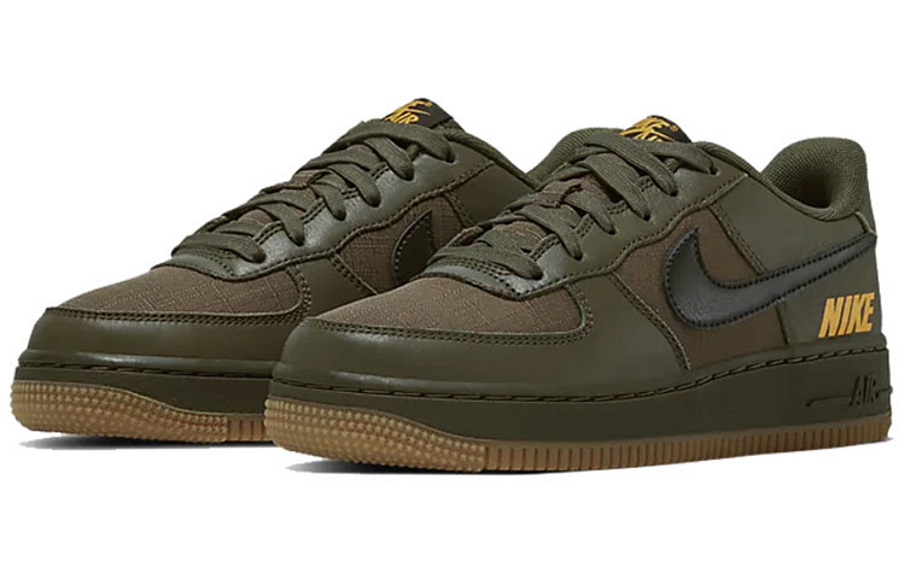 Фото № 3 с приближением к товару «‎Nike Air Force 1 LV8 Gore-Tex BG 'Olive' Medium Olive»