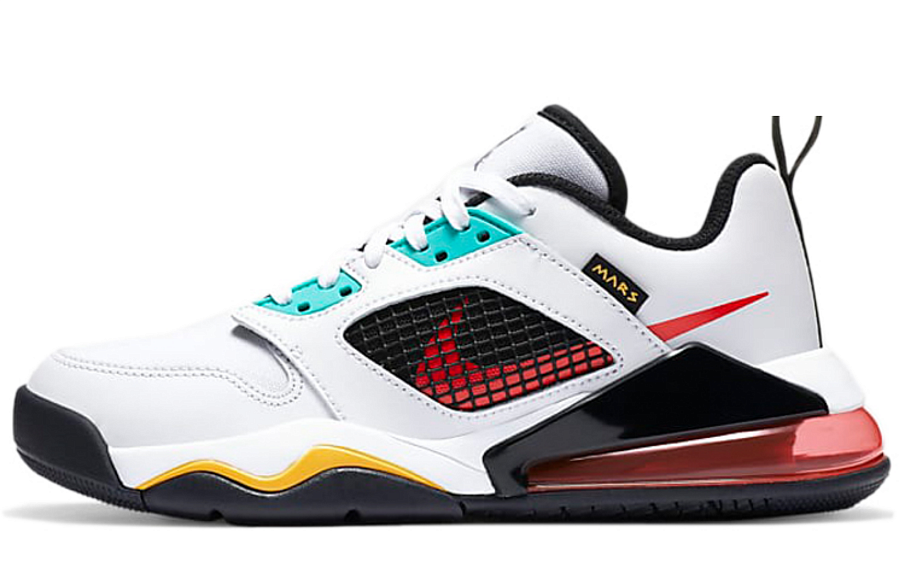 Фото № 1 с приближением к товару «‎Nike Air Jordan Mars 270 Low (GS) WhiteGreenOrange»