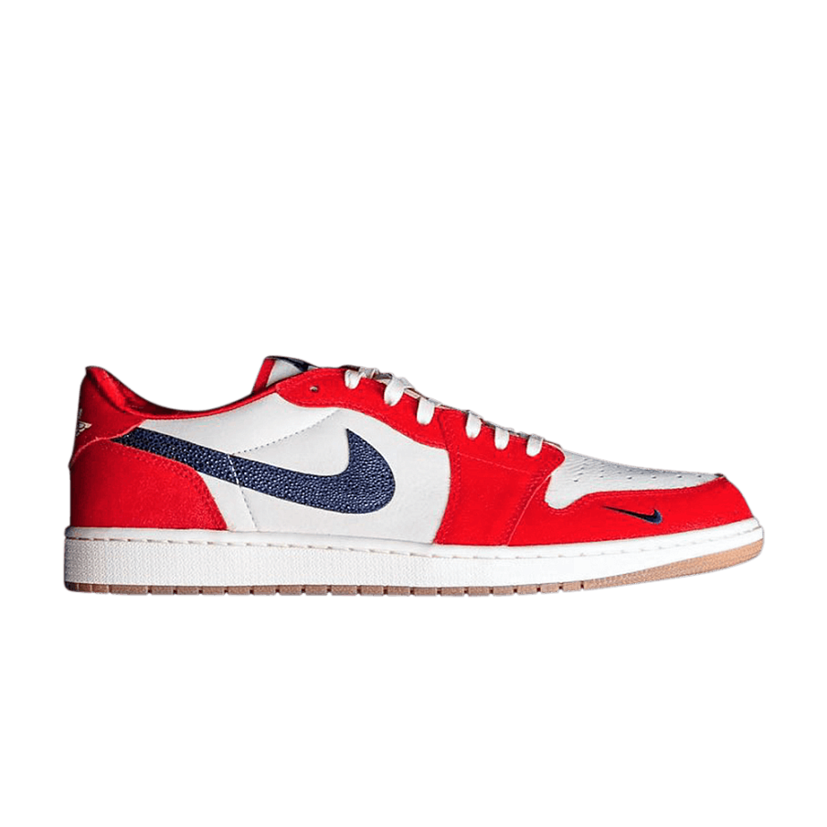 Фото № 1 с приближением к товару «‎Air Jordan 1 Retro Low OG Howard University PE»