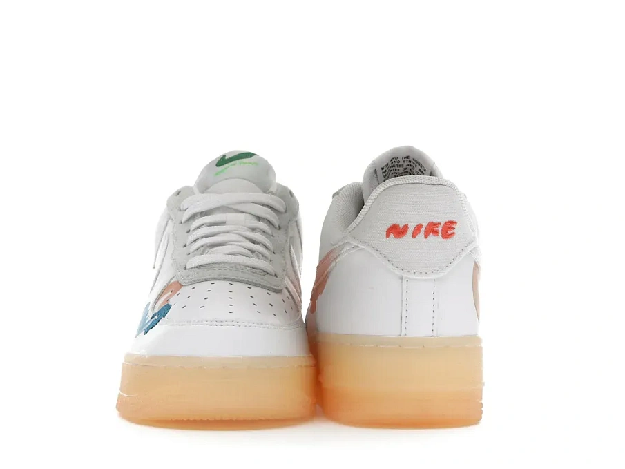 Фото № 2 с приближением к товару «‎Nike Air Force 1 Flyleather Mayumi Yamase White»