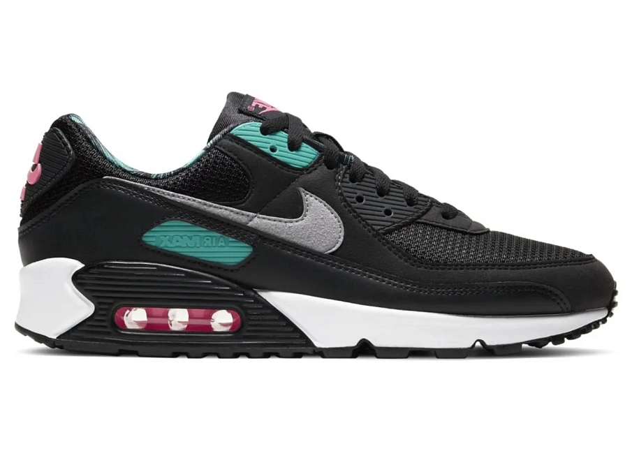 Фото № 1 с приближением к товару «‎Nike Air Max 90 CL Black New Green»