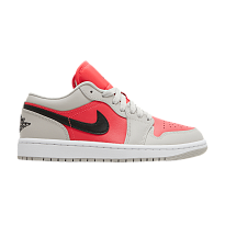 Фото № 1 с приближением к товару «‎Women's Air Jordan 1 Low Light Iron Ore Siren Red (DC0774-060)»