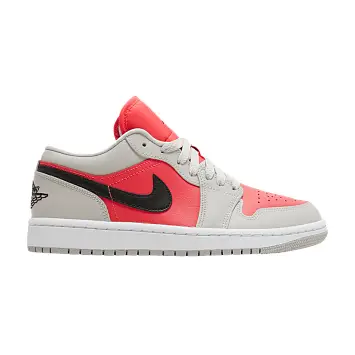 Women's Air Jordan 1 Low Light Iron Ore Siren Red - 1