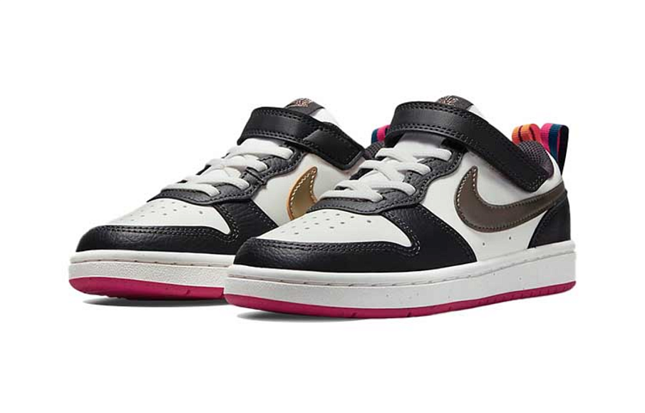 Фото № 3 с приближением к товару «‎(BP) Nike Court Borough 2 SE Low-Top Sneakers WhiteBlackPink»