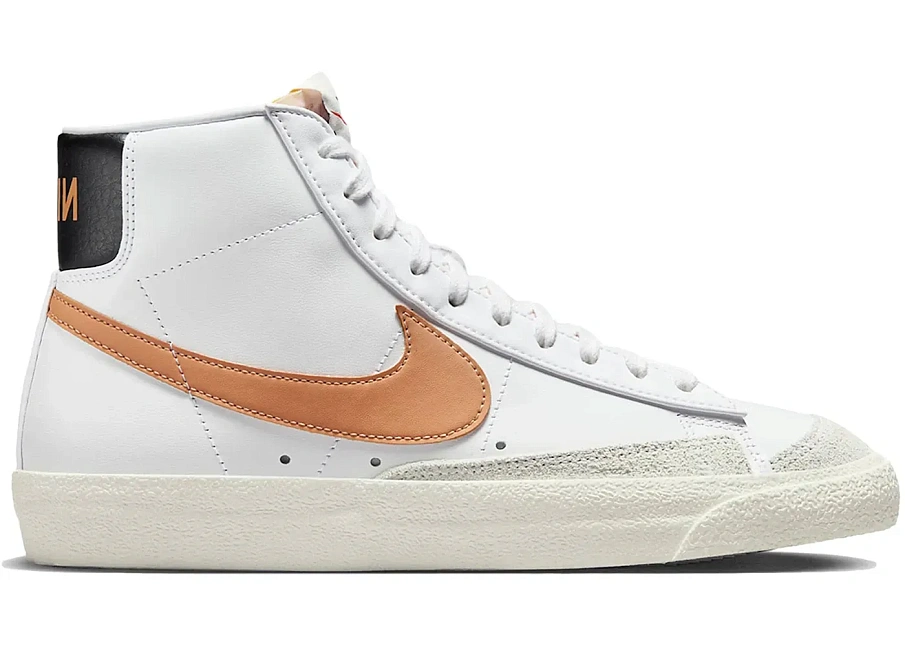 Фото № 1 с приближением к товару «‎Nike Blazer Mid '77 Vintage White Amber Brown»