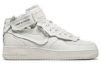 Фото № 2 с приближением к товару «‎CDG x Nike Air Force 1 Mid White»