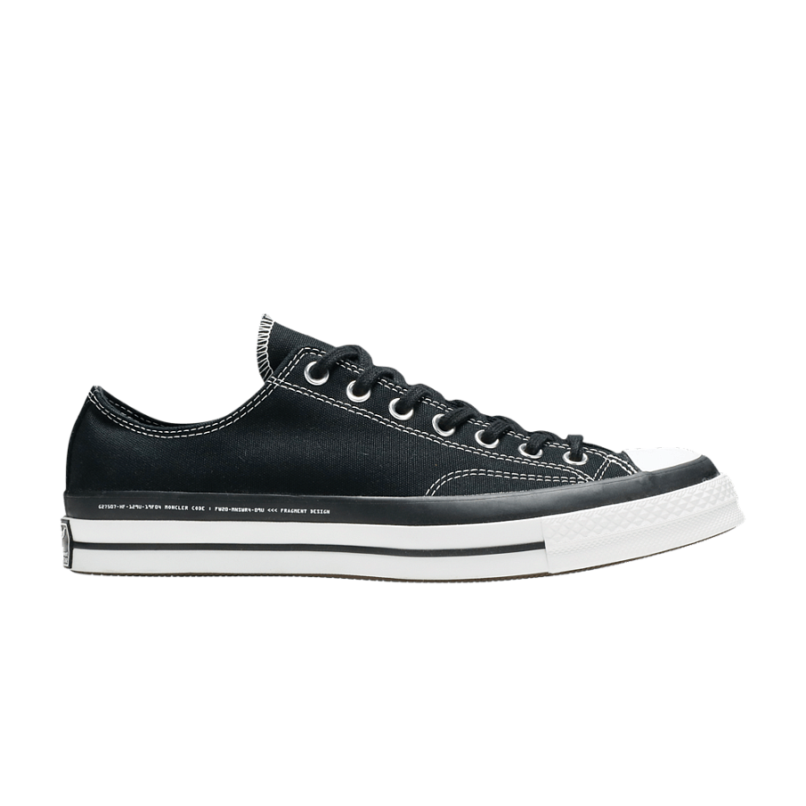Фото № 1 с приближением к товару «‎Fragment Design x Moncler x Converse Chuck 70 Low Black»