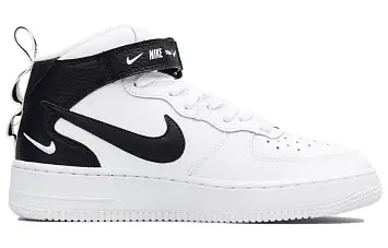 Nike Air Force 1 Mid LV8 White Black (AV3803-100) - 2