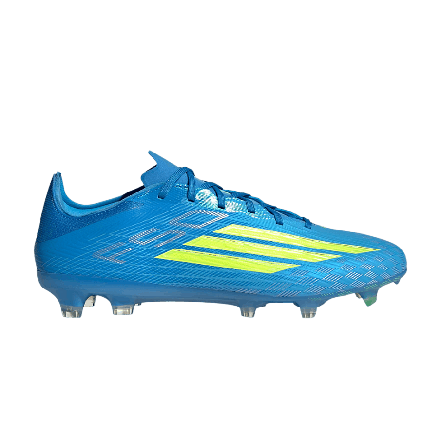 Фото № 1 с приближением к товару «‎adidas F50 Pro FG Lucid Ray Blue Team Solar Yellow (JR8950)»