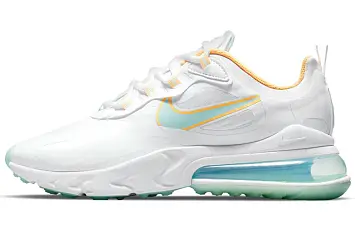 Nike Air Max 270 React For Women WhiteBlueYellow - 1