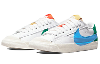 Фото № 3 с приближением к товару «‎Nike Blazer Low Jumbo Low-Top Sneakers WhiteBlue»