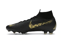 Фото № 3 с приближением к товару «‎Nike Mercurial Superfly 6 Elite FG Black Metallic Gold»