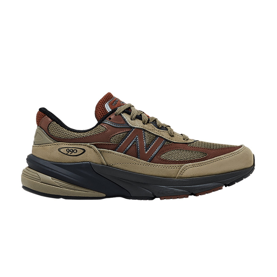 Фото № 1 с приближением к товару «‎Teddy Santis x New Balance 990v6 Made in USA Dark Camo Rich Oak»