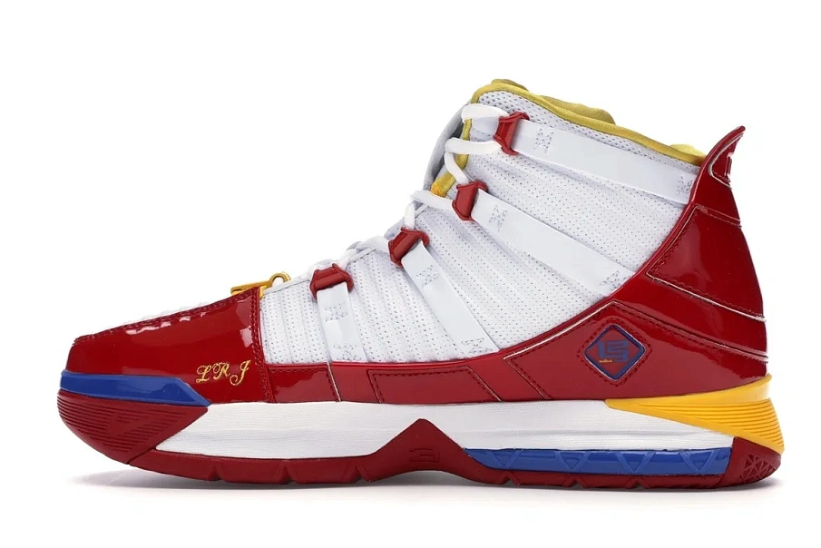 Фото № 5 с приближением к товару «‎Nike LeBron 3 Superman Red (2019)»