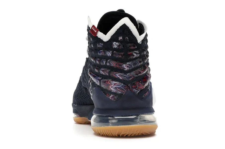 Фото № 4 с приближением к товару «‎Nike LeBron 17 College Navy»