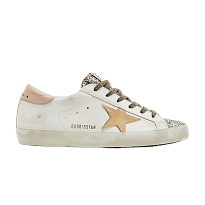 Фото № 1 с приближением к товару «‎Golden Goose Women's Superstar Platinum Glitter Toe»