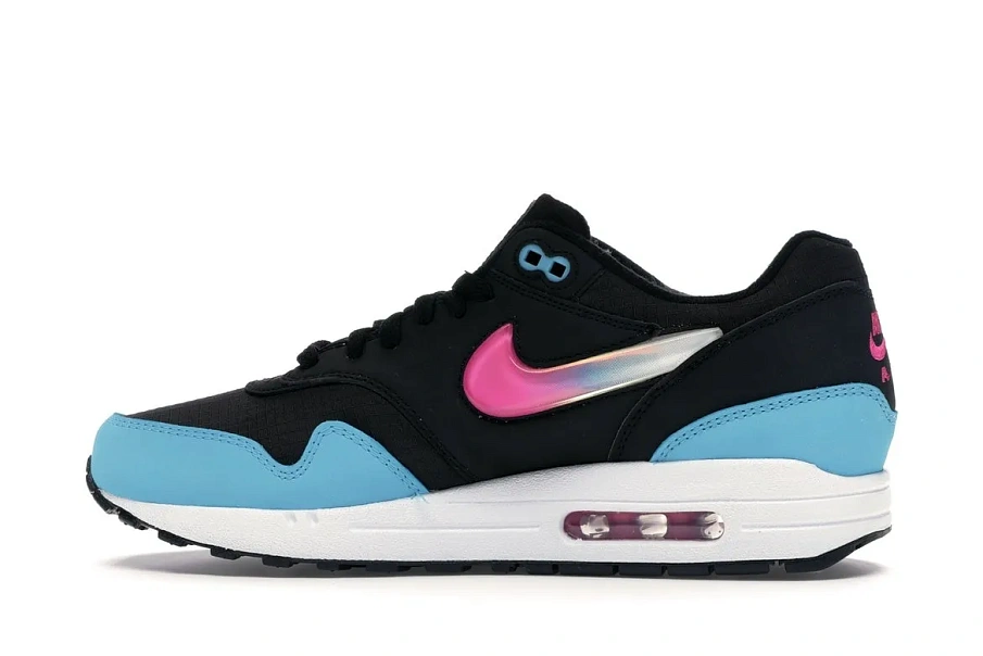 Фото № 5 с приближением к товару «‎Nike Air Max 1 Jelly Swoosh Black Fuchsia Blue Fury»