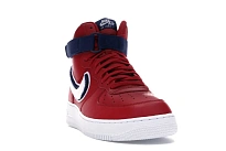Фото № 4 с приближением к товару «‎Nike Air Force 1 High 3D Chenille Swoosh Red White Blue»