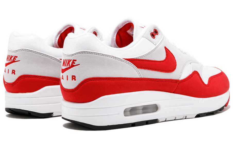 Фото № 4 с приближением к товару «‎ Nike Air Max 1 Running shoes WhiteUniversity RedNeutral GreyBlack»
