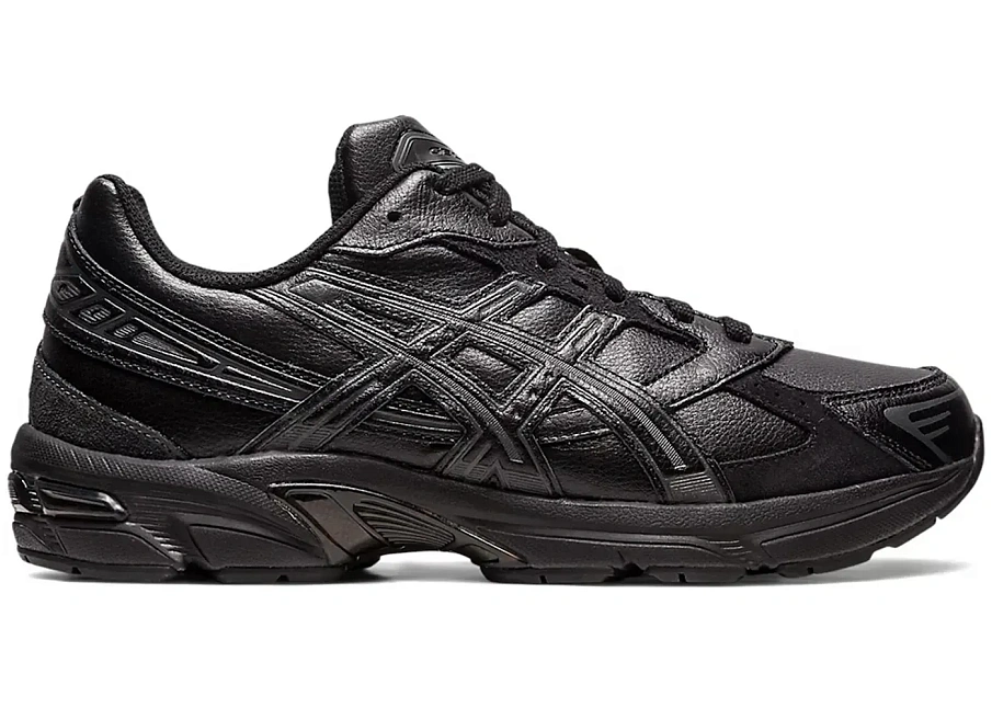 Фото № 1 с приближением к товару «‎ASICS Gel-1130 Leather Black Dark Grey»