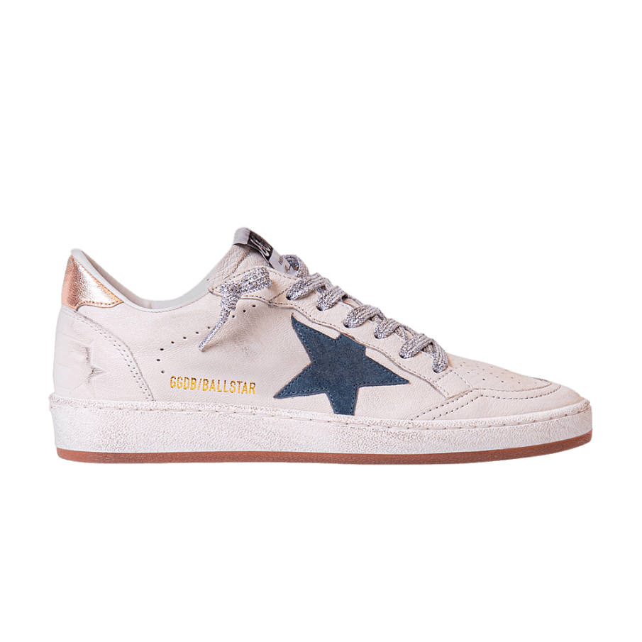 Фото № 1 с приближением к товару «‎Golden Goose Women's Ball Star White Smoke Blue Peach»