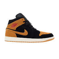 Фото № 1 с приближением к товару «‎Air Jordan 1 Mid Black Flax»